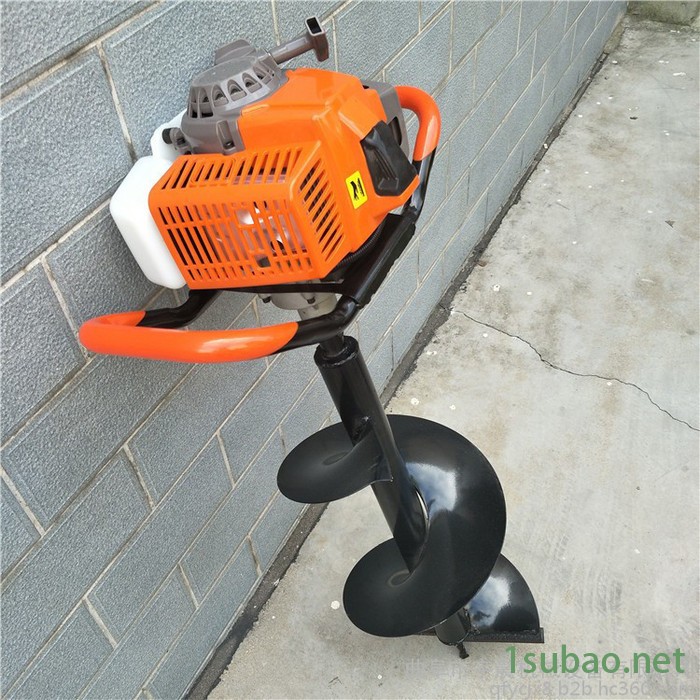 园林机械手提式植树挖坑机五金工具汽油二冲程地钻挖坑机**图2