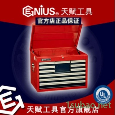 加拿大天赋工具TS-790 10抽屉滚珠导轨工具箱，五金工具收纳箱，工具柜Geniustools