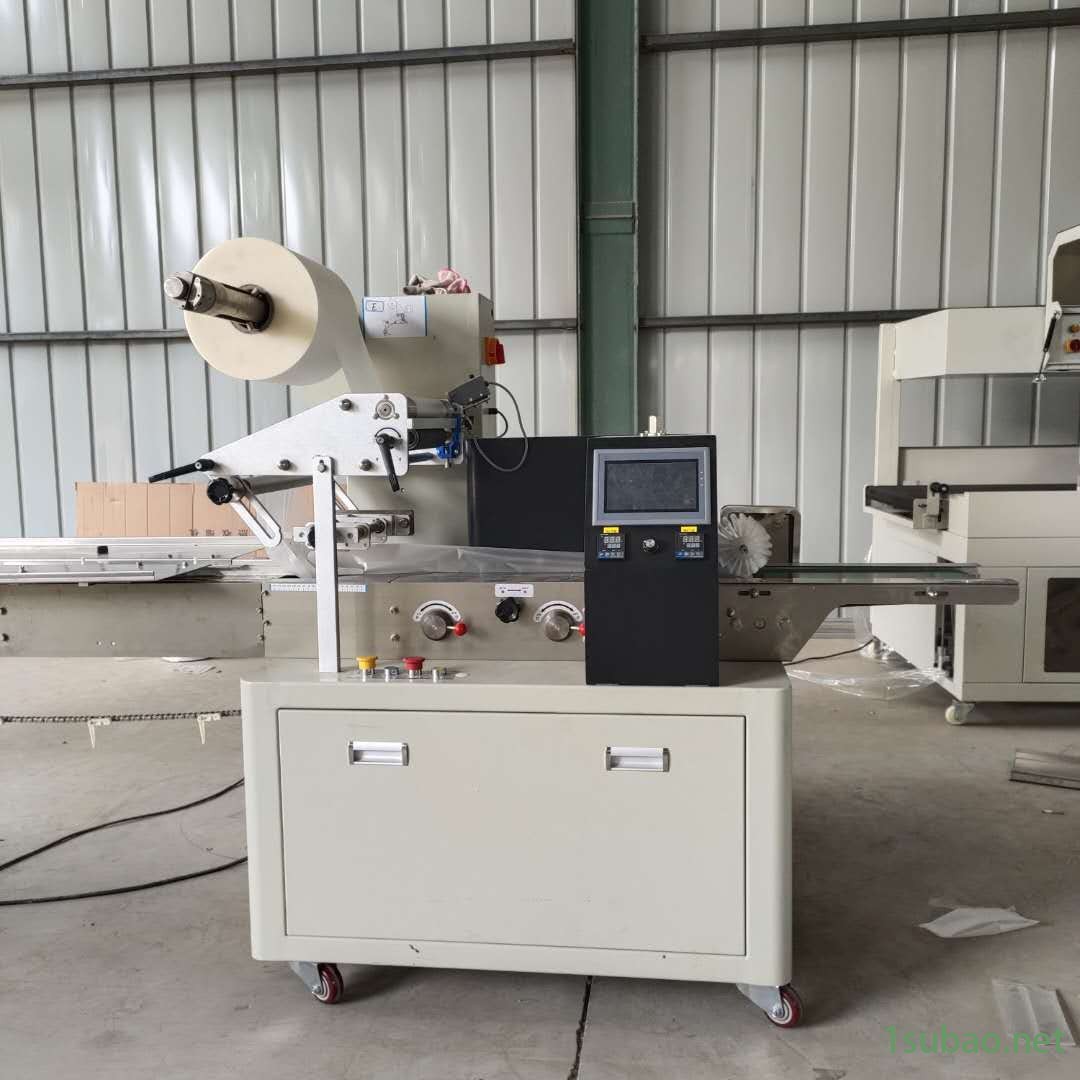 惠驰长年供应  五金工具包装机  垃圾袋枕式套袋机  水龙头包膜机  面包枕式打包机图2