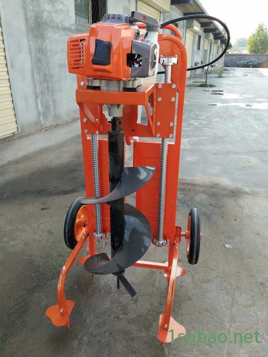 园林机械手提式植树挖坑机五金工具小型便携式汽油挖坑机图2
