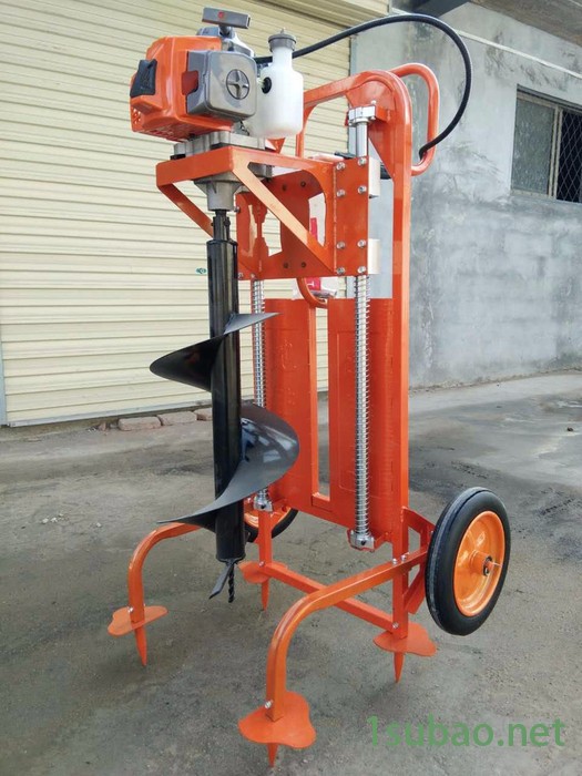 园林机械手提式植树挖坑机五金工具小型便携式汽油挖坑机图7