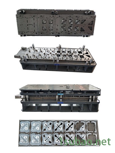 厂家制作 一出四洗衣机角板连续模具 级进模具 家电模具图2