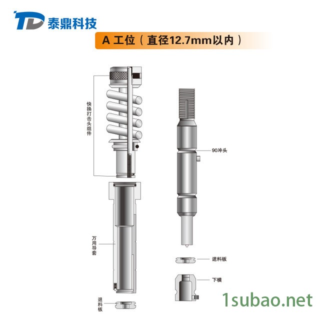 热销泰鼎数控转塔冲床模 厚转塔90系列A工位梅花形冲床模具数冲模图5