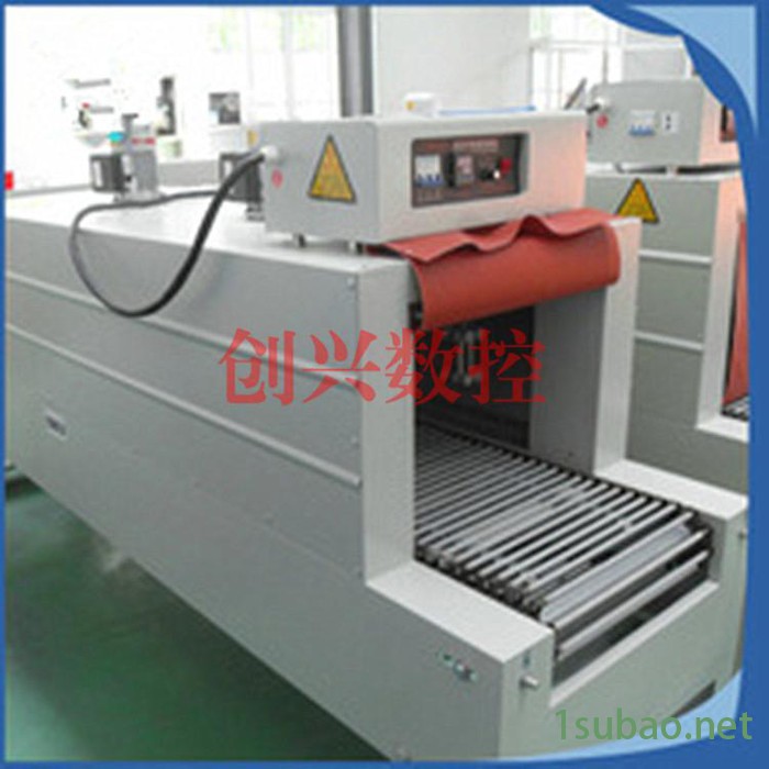 五金工具恒温套膜收缩机 全自动塑封打包机 PE膜边封包装机生产线图7