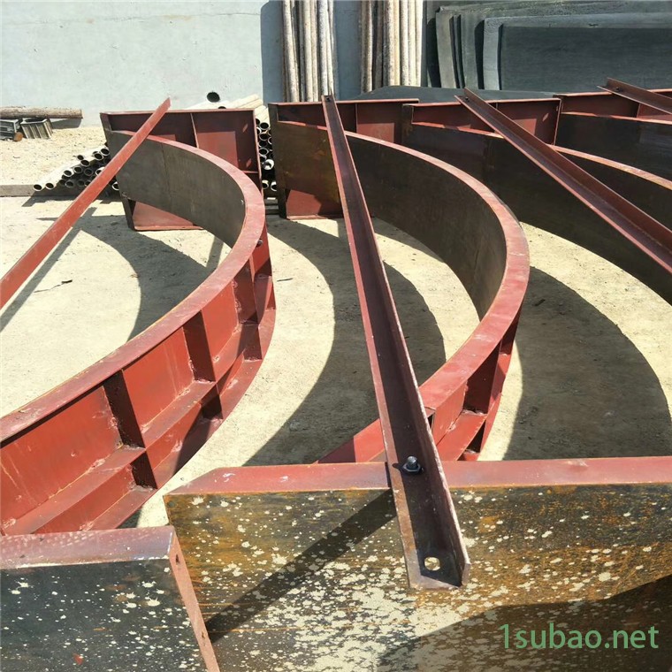 现浇拱形骨架模具 拱形骨架模板 骨架护坡钢模具 卓亿模具图2