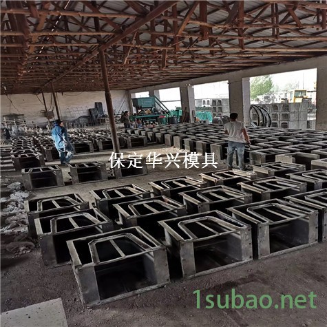 水泥矩形水渠模具 矩型水渠模具 预制矩形水渠模具 卓亿模具图2
