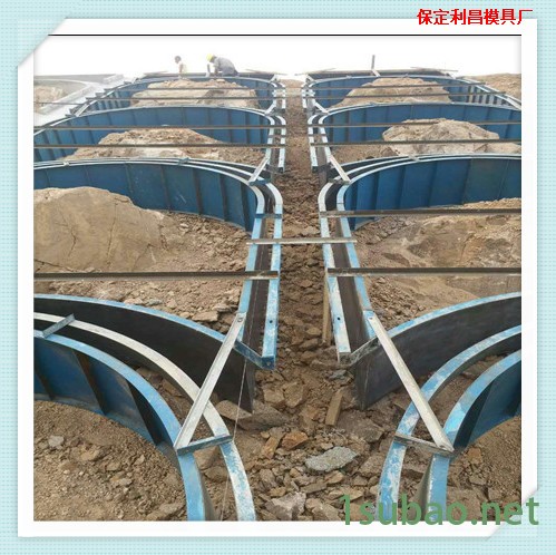保定华旭 拱形骨架模具 高速公路拱形骨架钢模具 价格可面议图2