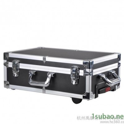 杭州铝合金家用工具箱手提式 产品展示箱车载五金工具箱
