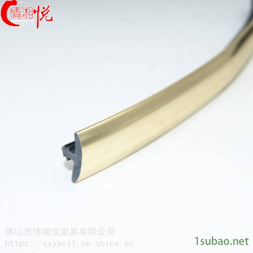 情湘悦厂家直销家具塑胶装饰卡条PVC异型玻璃压条建材封边夹条墙面接缝条图2