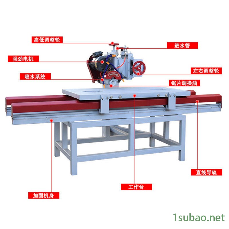 越诚五金工具 多功能石材切割机 台式石材切割机 手推式切割机 实用的切割设备图2