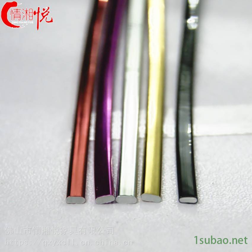 情湘悦直销PVC塑胶实心方条批发分隔装饰方条家具装饰方形金色实心条图2
