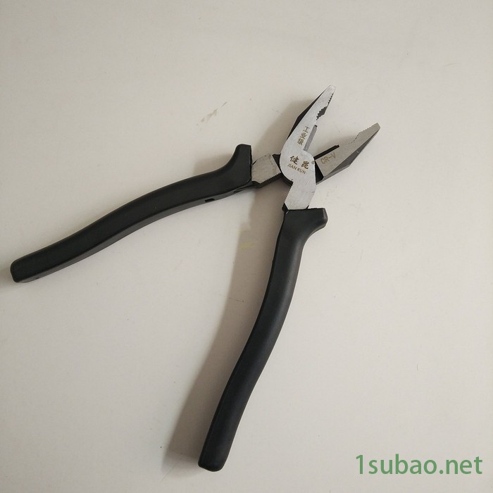 **五金工具9寸铬钒钢工业级CR-V锻造黑柄多功能偏心压线钢丝断线钳子图5