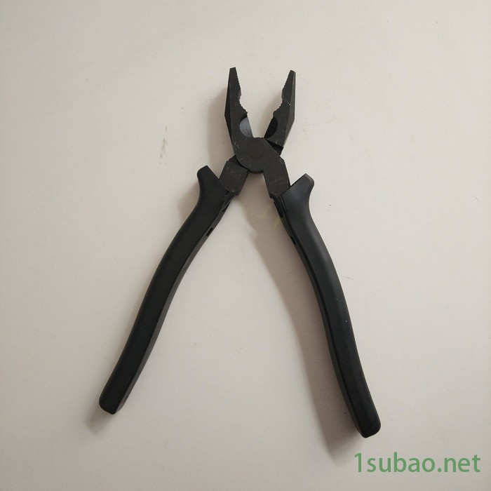 **五金工具9寸铬钒钢工业级CR-V锻造黑柄多功能偏心压线钢丝断线钳子图7