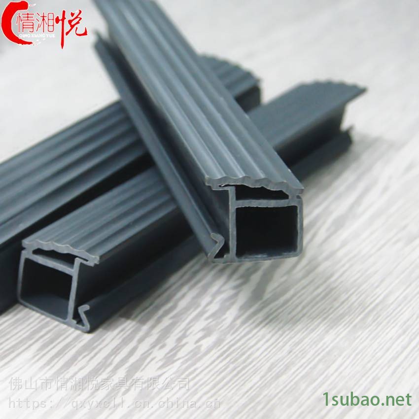 情湘悦厂家直销大型高难度挤出PVC硬质塑料型材塑胶异型材塑料装饰型材图2