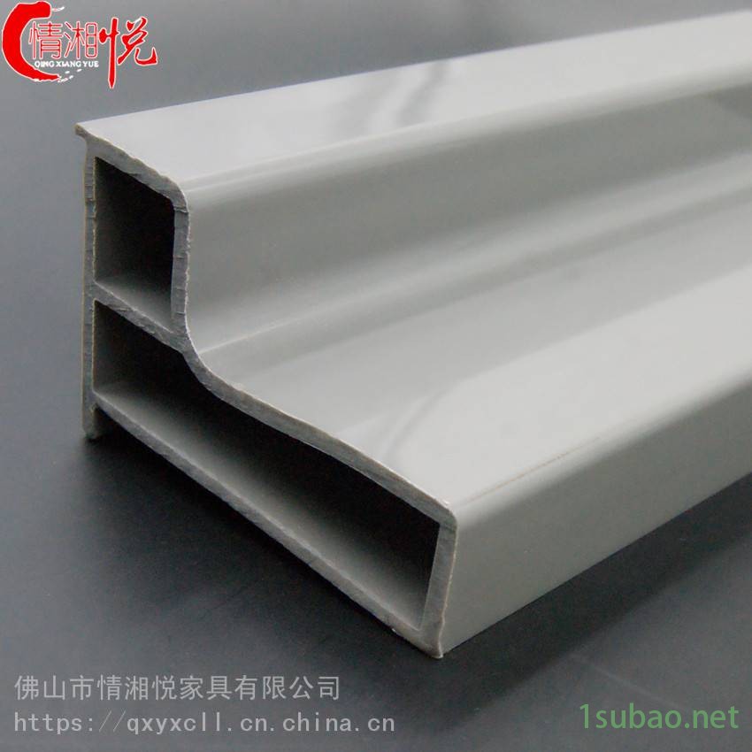 情湘悦厂家直销大型高难度挤出PVC硬质塑料型材塑胶异型材塑料装饰型材图3