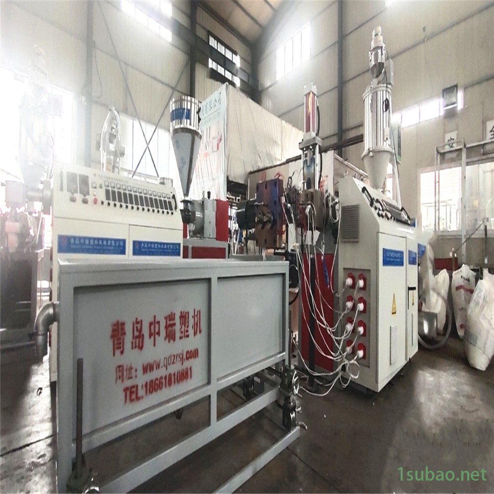 中鸿塑机PP夹心打包带机器，PP夹心打包带设备，PP夹心打包带生产线图2