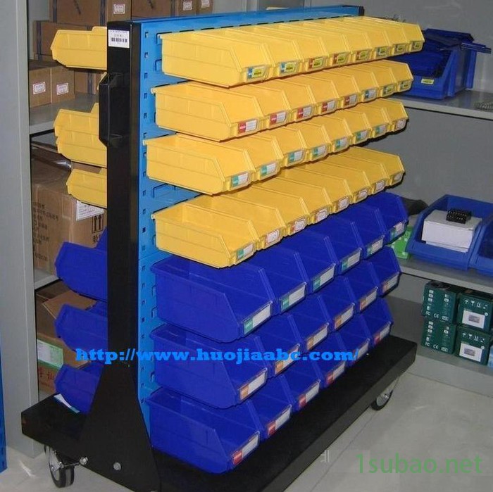 恒远发达牌 五金工具架 洞洞板机电货架 移动式方孔板物料整理架扳手架 双面工具架图2