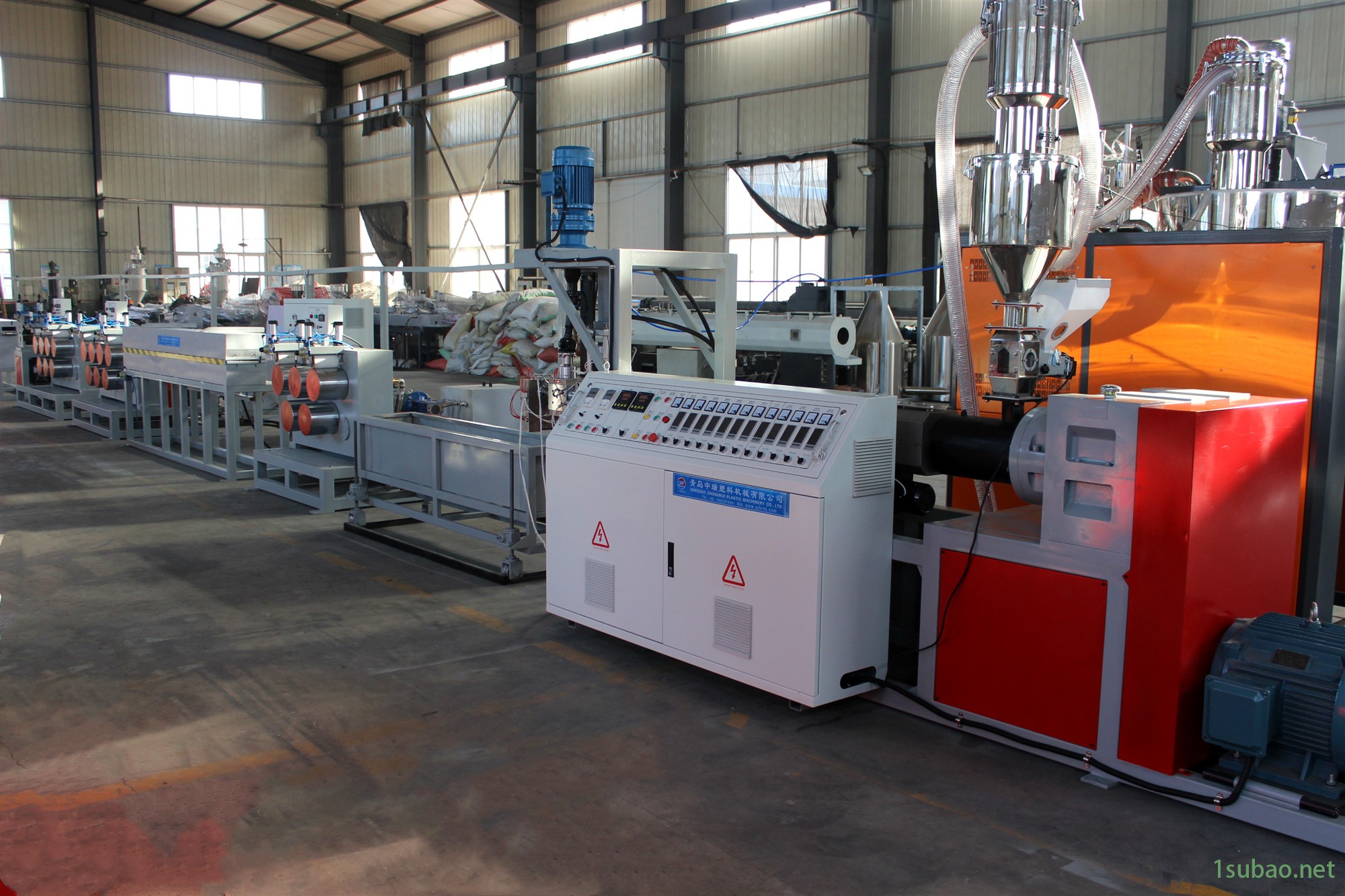 ZSJ75/30,PET塑钢带生产设备,PET打包带生产线,PET打包带生产机器,中瑞塑机图2