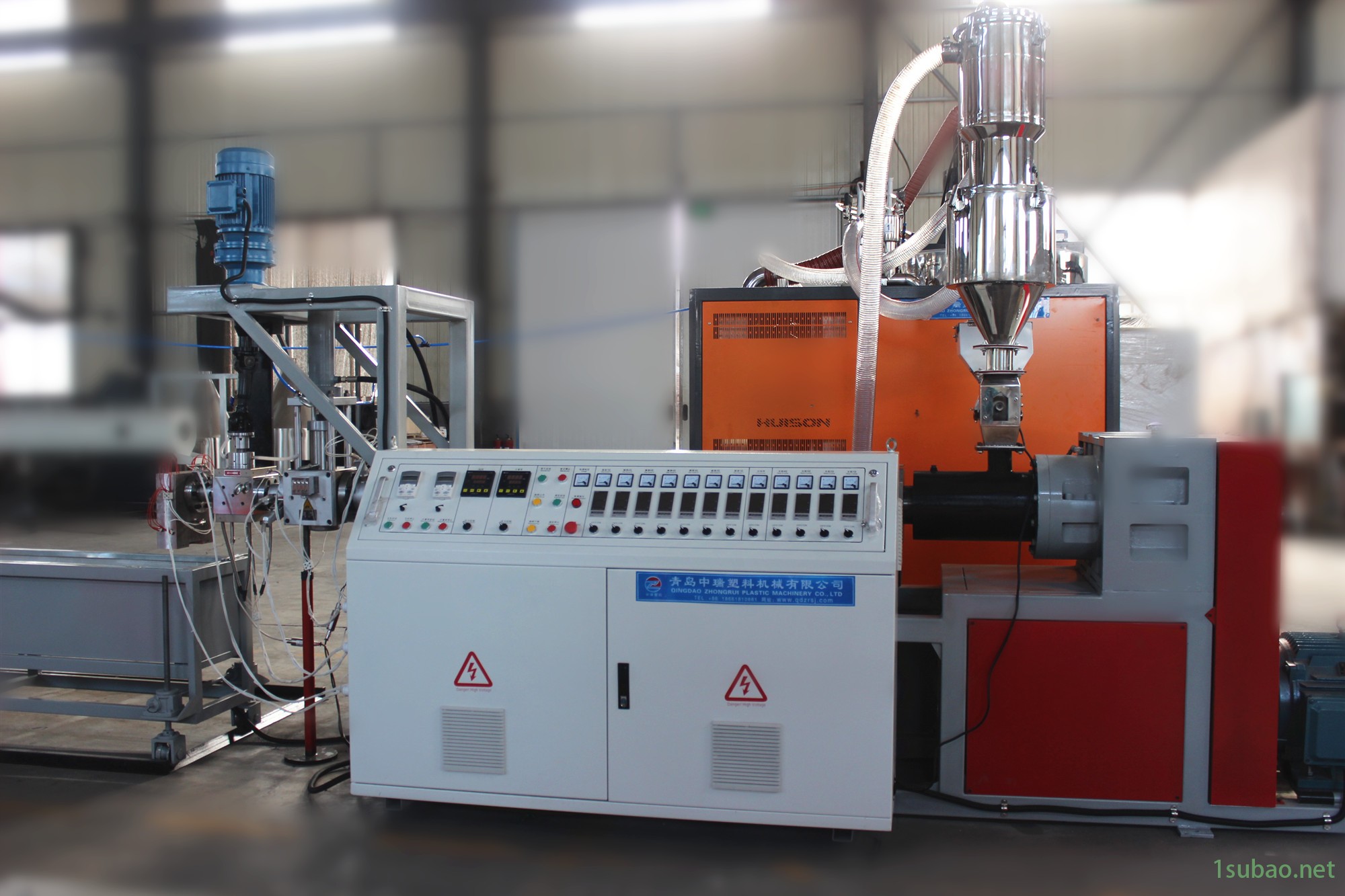 ZSJ75/30、PET塑钢带生产线、PET打包带生产设备厂家、PET打包带生产线、中瑞塑机图2