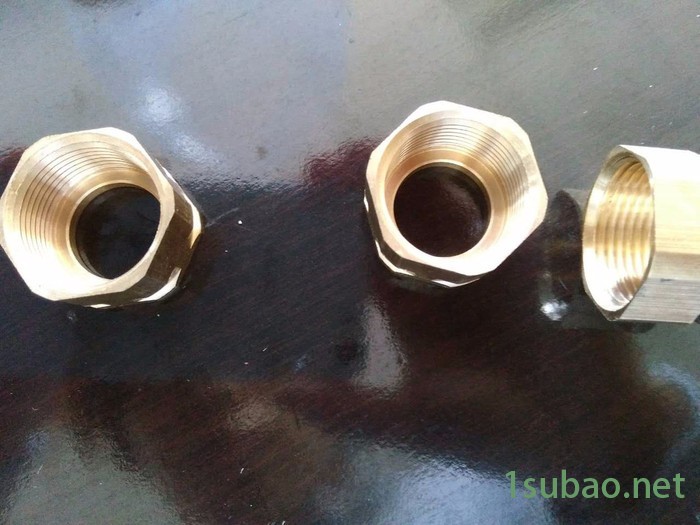 铜螺帽 铜螺母 铜罗帽 铜罗母 G3/4铜接头 五金工具接头 高压软管接头图2