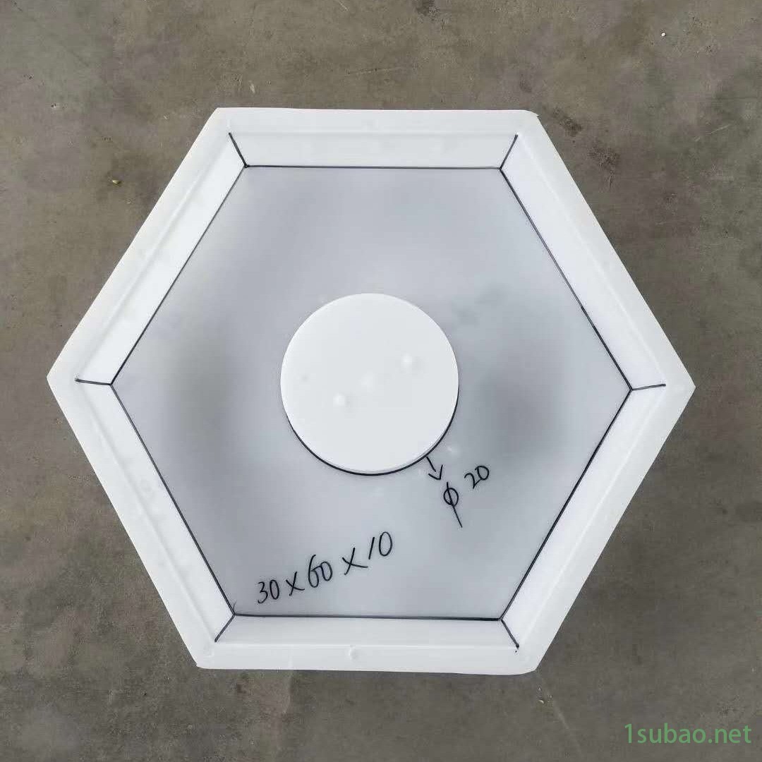 厂价直销供应铁路桥台锥形六角20X20X5护坡六棱块工程塑料模具图6