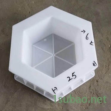 厂价直销供应铁路桥台锥形六角20X20X5护坡六棱块工程塑料模具图7