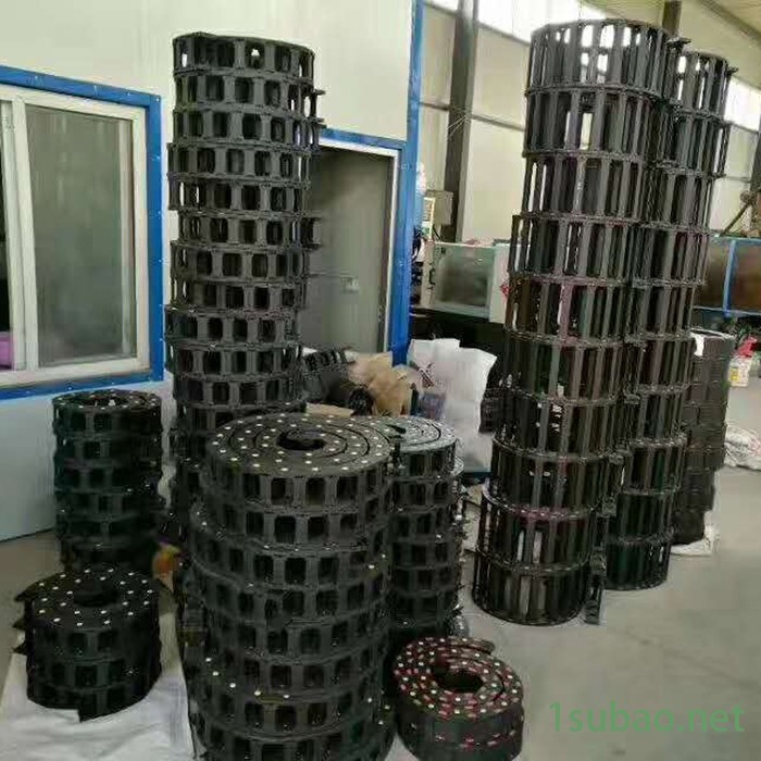 机床拖链 桥式塑料拖链 机床附件半封闭机床拖链图3