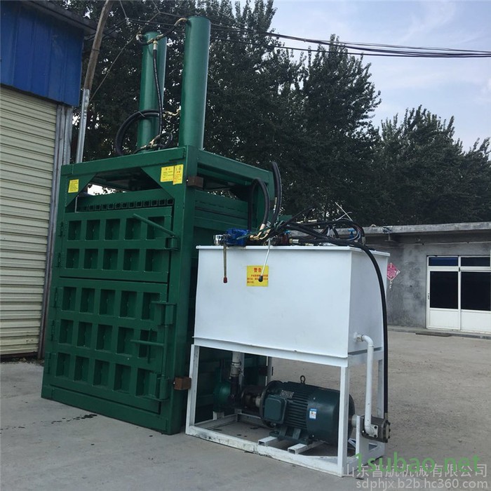 80吨全自动可乐瓶打包机 普航专业生产纸壳压缩打包机 压缩成型捆包机图6