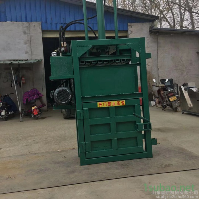 80吨全自动可乐瓶打包机 普航专业生产纸壳压缩打包机 压缩成型捆包机图8