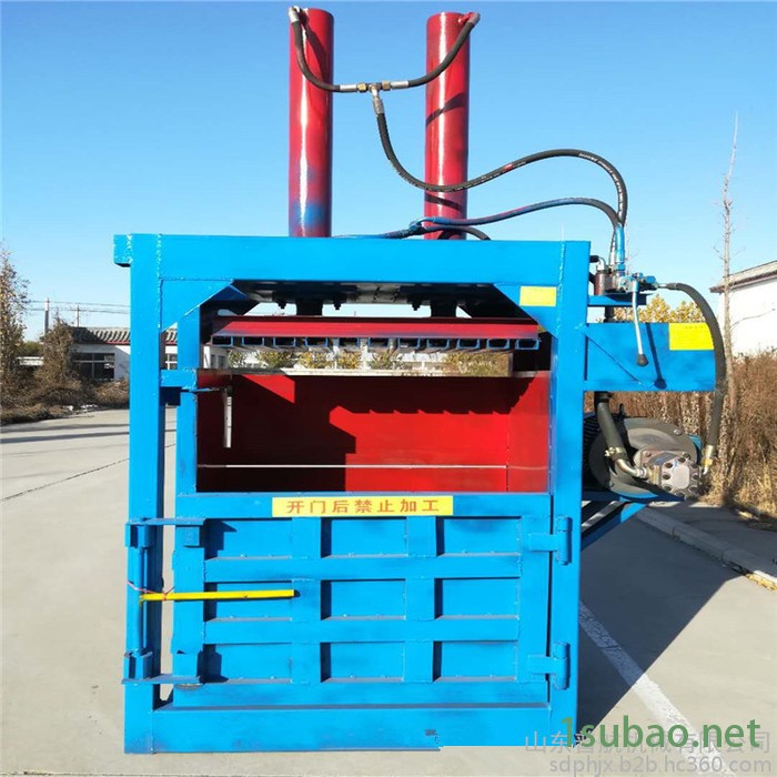 80吨全自动可乐瓶打包机 普航专业生产纸壳压缩打包机 压缩成型捆包机图2