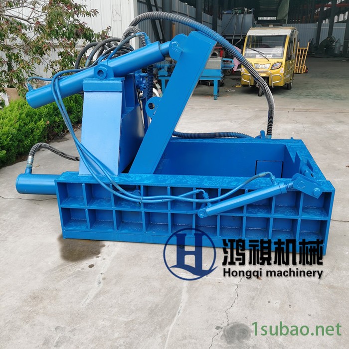 供应卧式角料压缩成型机 金属钢筋压块机 废铁液压打包机图2