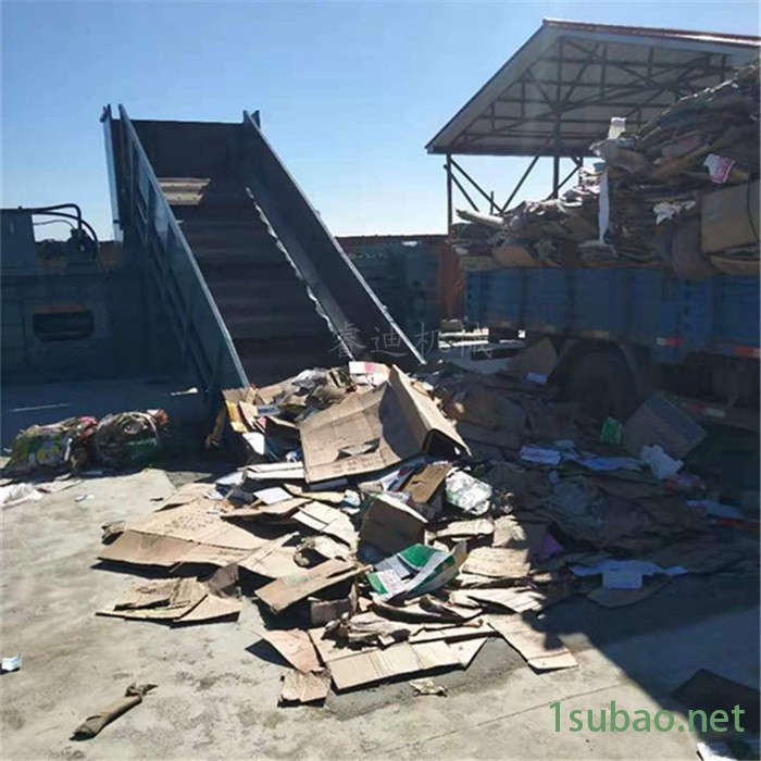 睿迪牌废纸液压打包机 塑料瓶编织袋海绵压缩成型机图4