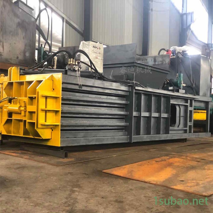 睿迪牌废纸液压打包机 塑料瓶编织袋海绵压缩成型机图2