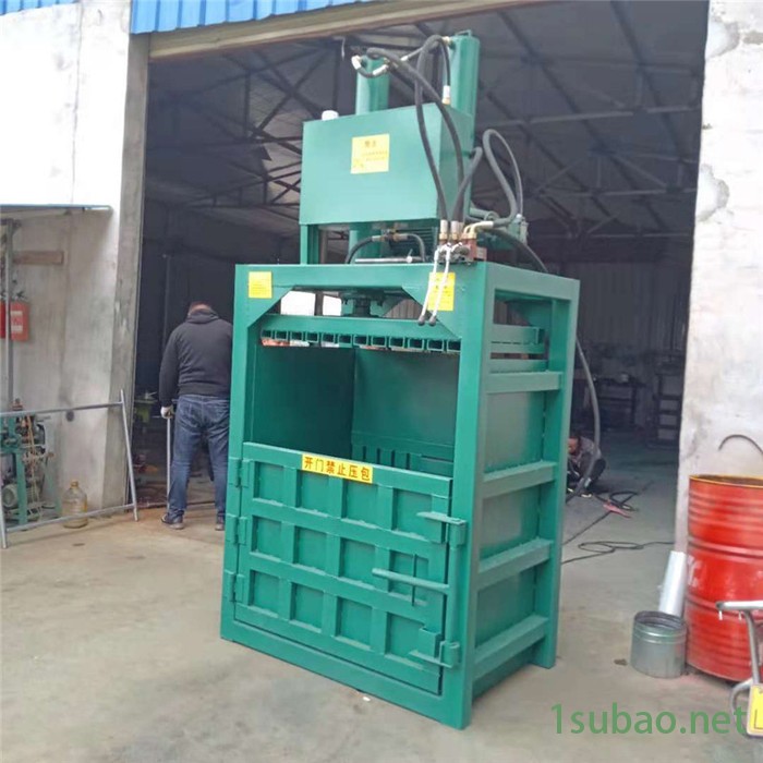 可乐瓶子回收打包机 废纸齿轮泵压缩成型机 海棉双缸压包机厂家图8