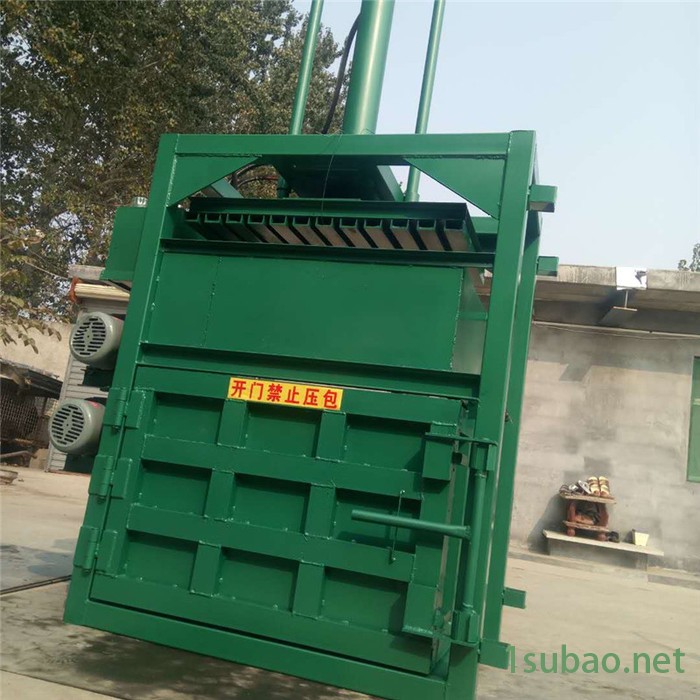 可乐瓶子回收打包机 废纸齿轮泵压缩成型机 海棉双缸压包机厂家图6