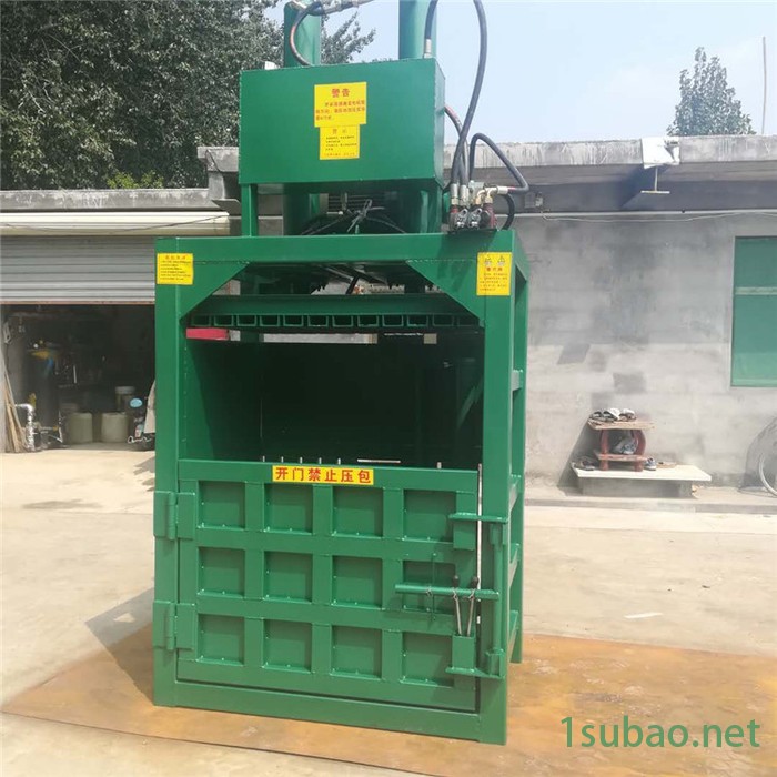 压缩成型塑料打包机 布料边角料垃圾打包机 皮革下角料液压压块机富兴图2