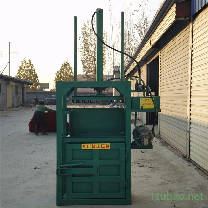 服装压缩机废纸箱子打块机 电动铁皮压缩成型机 牧草打包机厂家图3