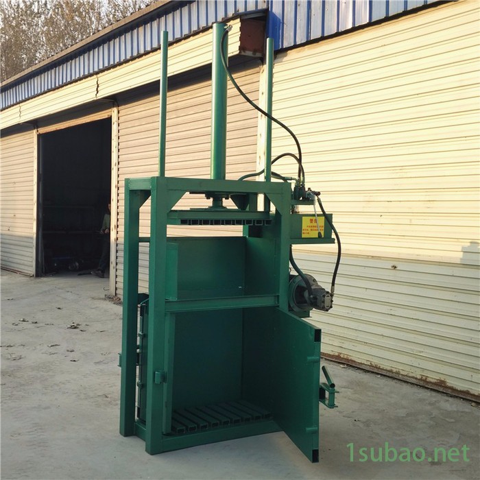 服装压缩机废纸箱子打块机 电动铁皮压缩成型机 牧草打包机厂家图2