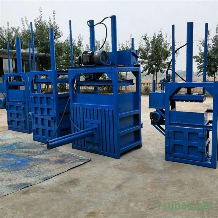 可回收垃圾打包机 编织袋针织绒压缩成型机 松散物料压缩打包机 包型紧凑整齐美观图2