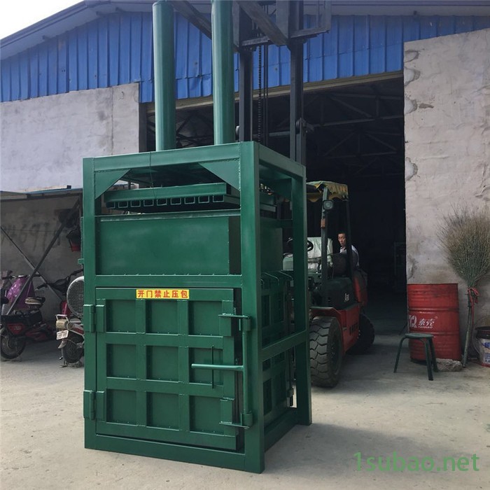 智航新款的立式打包机报价 棉花压缩成型液压打包机海绵打包机图3