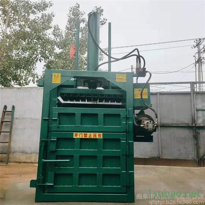 启航丝毛棉花纤维挤块机 饲草打捆压块机 易拉罐压缩成型机图8