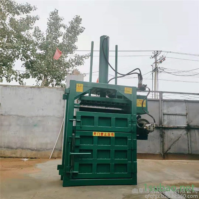 启航丝毛棉花纤维挤块机 饲草打捆压块机 易拉罐压缩成型机图2
