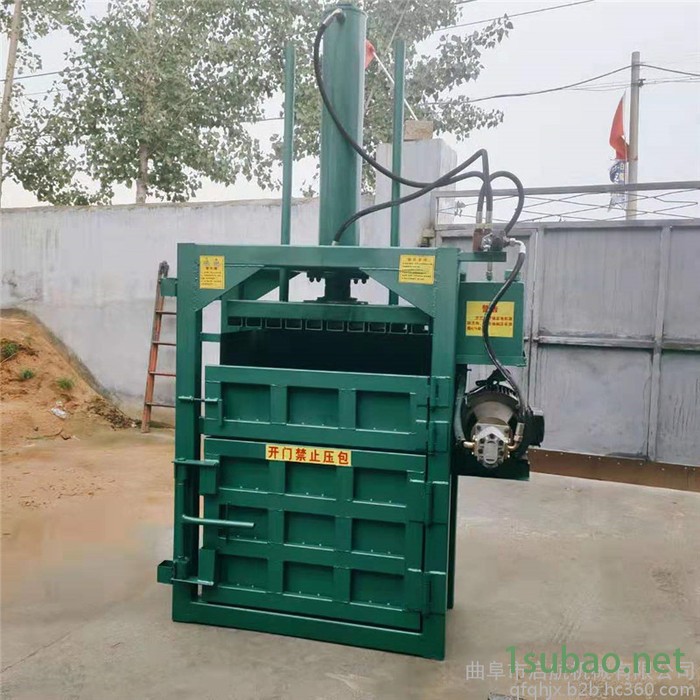 启航丝毛棉花纤维挤块机 饲草打捆压块机 易拉罐压缩成型机图6