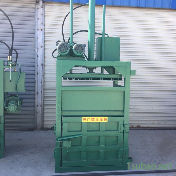 张家港市废料压缩成型机 山西10吨药材打包机 启航皮奶粉罐压缩机价格图5