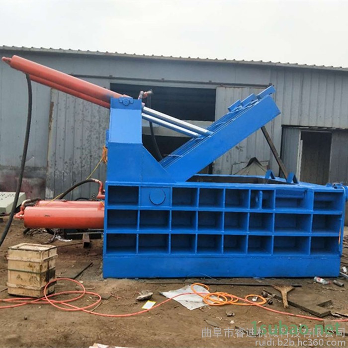 睿迪牌汽车壳压缩成型打包机废旧金属易拉罐压块机图2