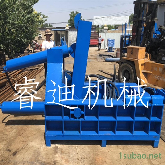 睿迪牌汽车壳压缩成型打包机废旧金属易拉罐压块机图3