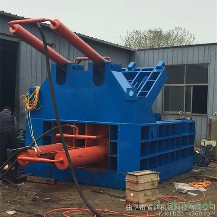 睿迪牌汽车壳压缩成型打包机废旧金属易拉罐压块机图6