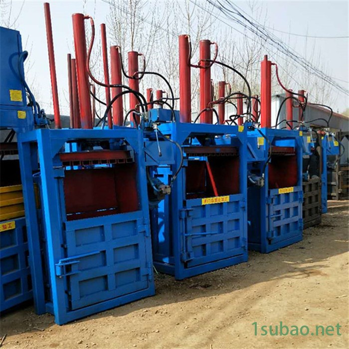 旧布条液压打包机 吨袋塑料瓶压缩压块机 下脚料打包压缩成型机厂家生产图4