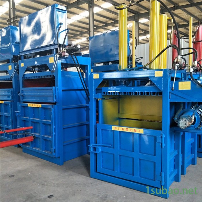 旧布条液压打包机 吨袋塑料瓶压缩压块机 下脚料打包压缩成型机厂家生产图2