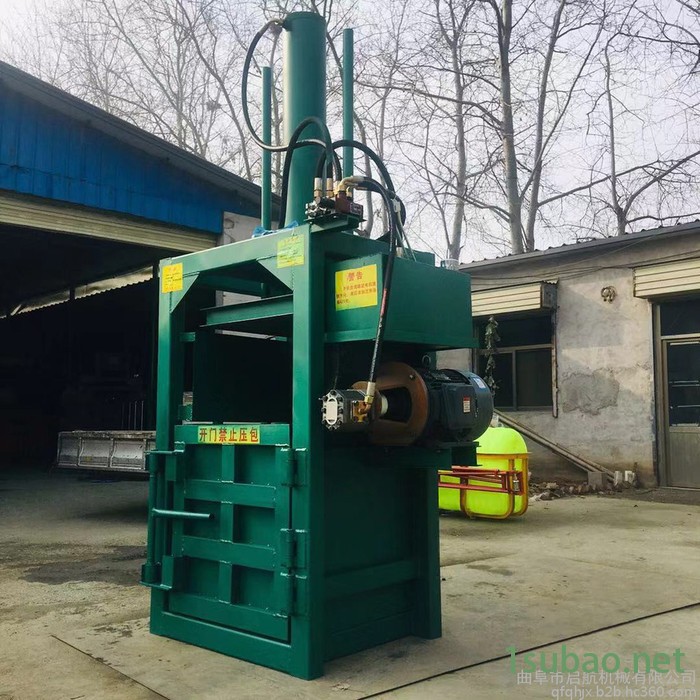 压包紧实挤包打块机 塑料瓶压缩成型机 启航废棉打块机图7